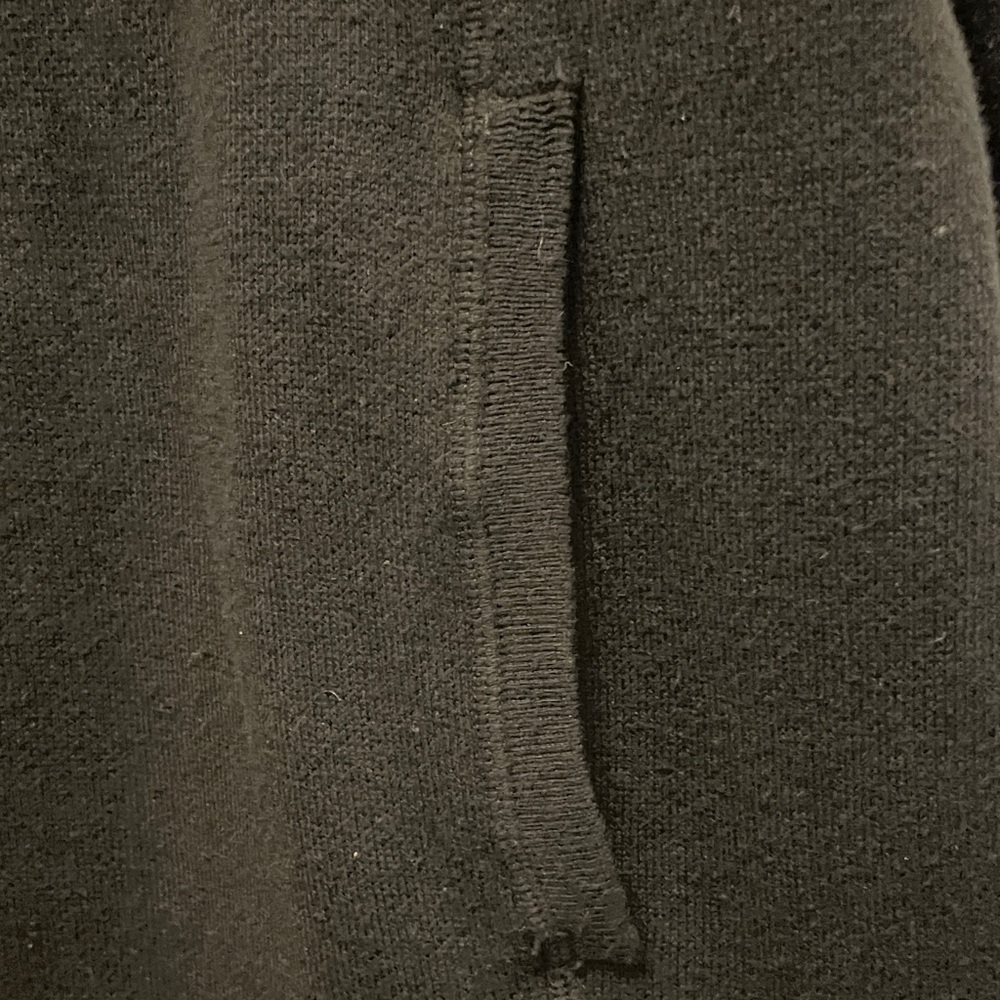 Akini Black Hooded Puffer/Sweater Jacket - Picture 4 of 5